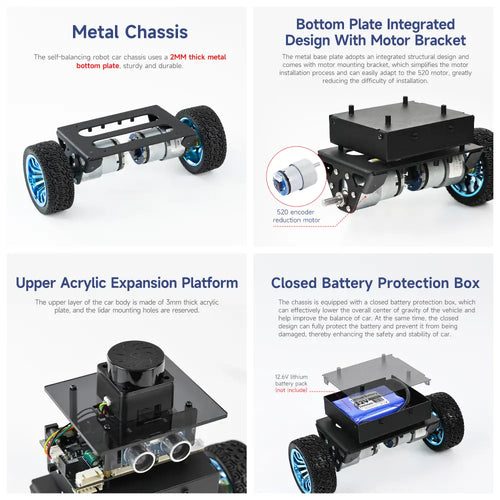 Self-balancing Robot Car Chassis Kit