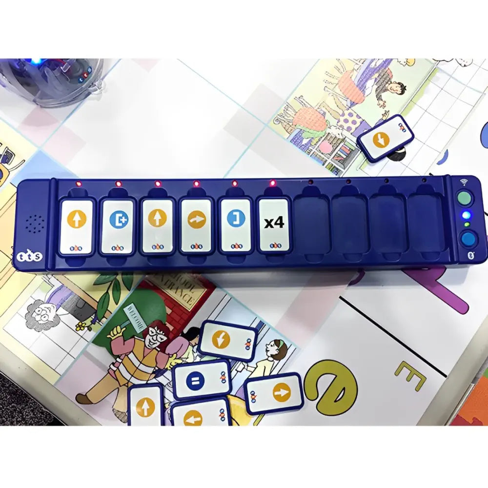 TTS Blue-Bot TacTile Standard Tile Pack - 25 Tactiles Coding Extension Kit for Blue-Bot Robot - 45° Turns Repeat Commands STEM Learning Coding System for Kids &amp; Classrooms | EL00546