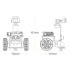 Hiwonder GoGoPi Raspberry Pi 4B 4GB Intelligent Vision Robot Car Python Program (Raspberry Pi 4B 4GB Included)