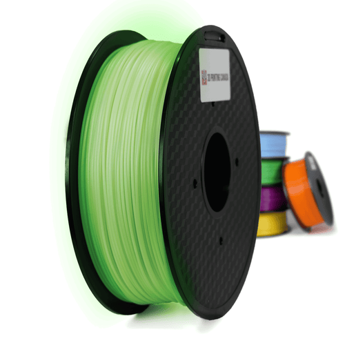 3D Printing Canada Glow in the Dark - Green - Standard PLA Filament - 1.75mm, 1kg