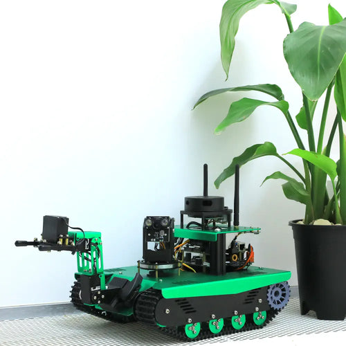 Yahboom Transbot ROS AI Robot for Jetson NANO 4GB with High Definition Camera and 3-DOF Robotic Arm(Jetson Nano Board NOT Include)