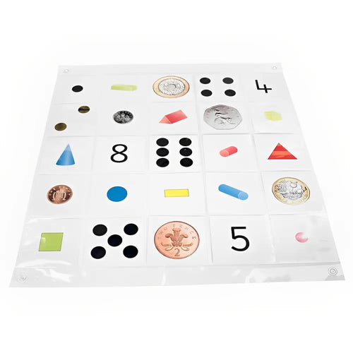 TTS Transparent Pocket Mat 5x5 for Bee Bot or Blue Bot Coding Toy STEM