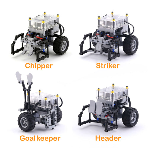 Orange Tart LEGO Compatible Soccer Robot