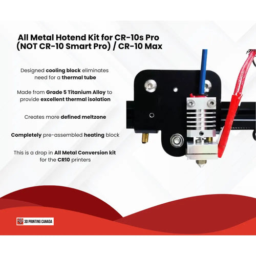 Micro Swiss CR-10s Pro / CR-10 Max All Metal Hotend Kit