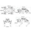 ROSPug Quadruped Bionic Robot Dog Powered by Jetson Nano ROS Open Source Python Programming