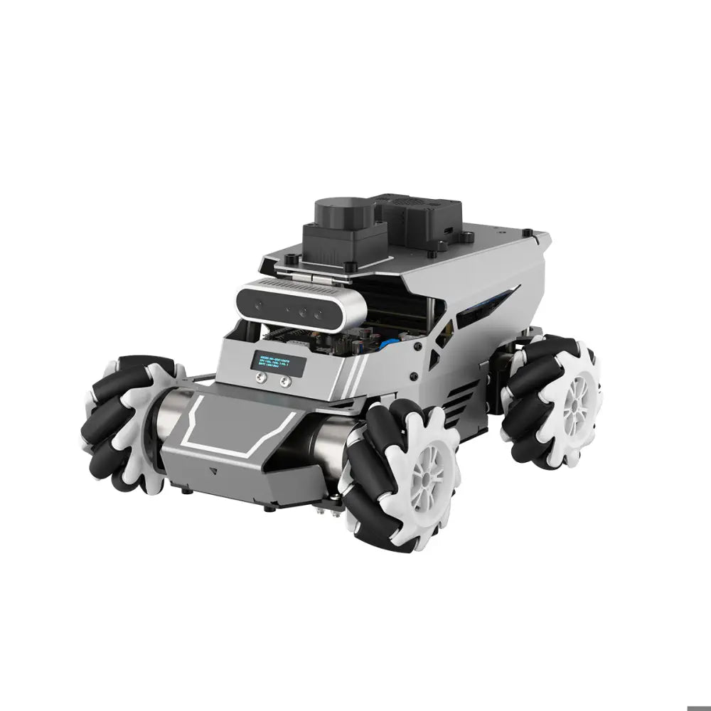 Hiwonder ROS2 Smart Car, ROSOrin Multimodal AI Vision Large Model, SLAM Navigation Programming, Mecanum Wheels Robot (Advanced Kit without Controller)