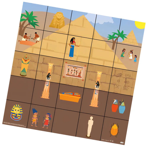 Ancient Egypt Mat for Loti-Bot Coding Toy Robot Accessory - STEM Educational Activity Playmats