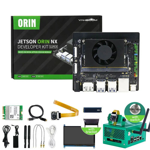 Yahboom Jetson Orin NX 16GB Super Development Kit Based On NVIDIA Core Module For ROS AI Deep Learning(Orin NX 16GB-Superior Kit)