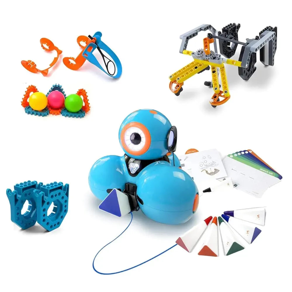 Wonder Workshop Dash Robot Wonder Pack – STEM Coding Toy for Kids 6+ | Programmable Educational Robot