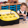 Bee Bot &amp; Blue Bot Hive Storage Bag - Stores 8 Floor Robots, Docking Station &amp; Peripherals - Durable Classroom &amp; Travel Safety Container for STEM Robotics Activities | Black