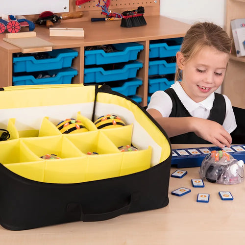 Bee Bot or Blue Bot Hive Storage Bag: Stores 8 Floor Robots &amp; Peripherals Safety Container Case