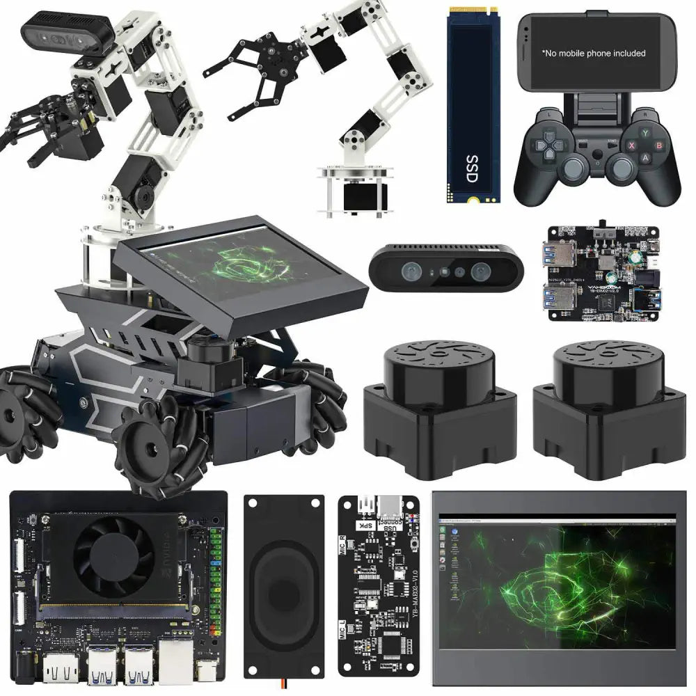 Yahboom ROSMASTER M3 Pro ROS2 Robot -Jetson ORIN NX SUPER  16GB Version