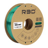 Green R3D Silk PLA Filament 1.75mm 1kg