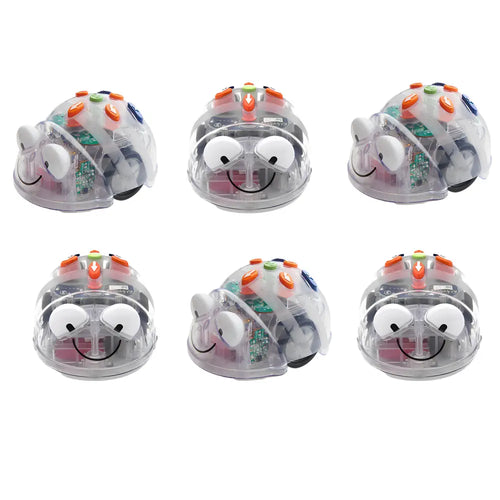 TTS 6-pcs Blue-Bot Starter Pack Programmable Robot - See &amp; Say Version - STEM Learning Coding Robotics for Kids Age 3+