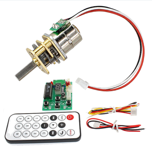 10mm DC 5.0V 10BY Geared Stepper Motor w/ Driver Kits, 1/20 Gear Ratio