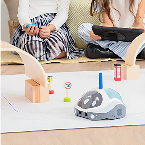 TTS Loti-Bot Coding Robot, STEAM Block-Based Programmable Robots Educational Early Years Programming Bot for Educators and Boys and Girls Learners