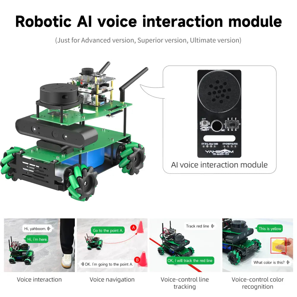 ROSMASTER X3 ROS2 Robot with Mecanum Wheel -Superior without Orin SUPER Board