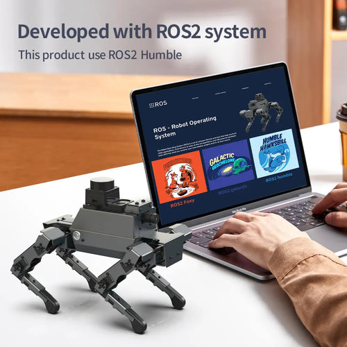 Yahboom 12DOF AI Large Model Robot Dog DOGZILLA S2 for Raspberry Pi 5(without Raspberry Pi board)