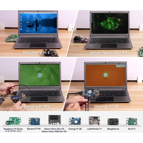 CrowView Note All-in-One Portable Monitor (EN, Pi5 Bridge, US Plug, no SBC)