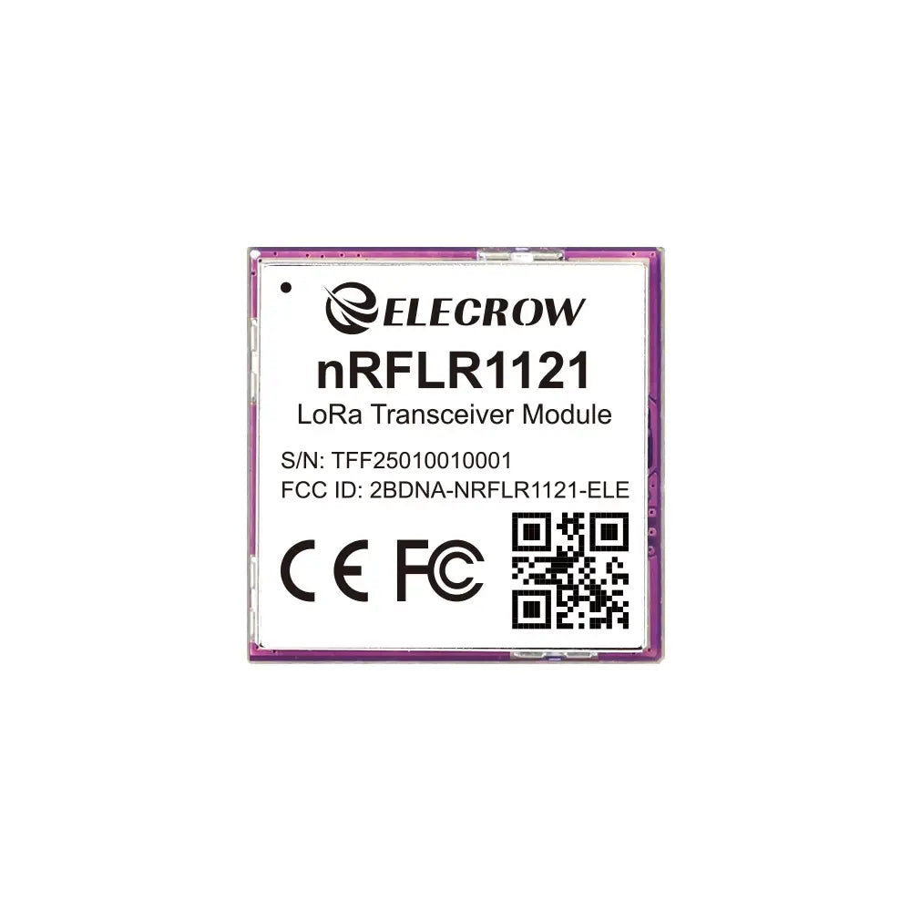 Elecrow nRFLR1121 Wireless Transceiver Module - Integrates Nordic nRF52840 & Semtech LR1121