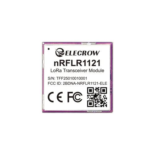 Elecrow nRFLR1121 Wireless Transceiver Module - Integrates Nordic nRF52840 & Semtech LR1121