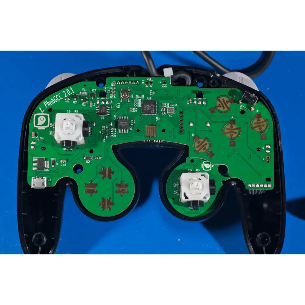 Elecrow PhobGCC v2.0.5 Gamecube Controller Motherboard - Green (No Handle Shell)