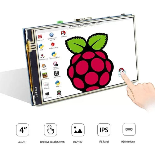 Elecrow RR040i 4-inch HD 800x480 IPS TFT Touch Screen Display for Raspberry Pi