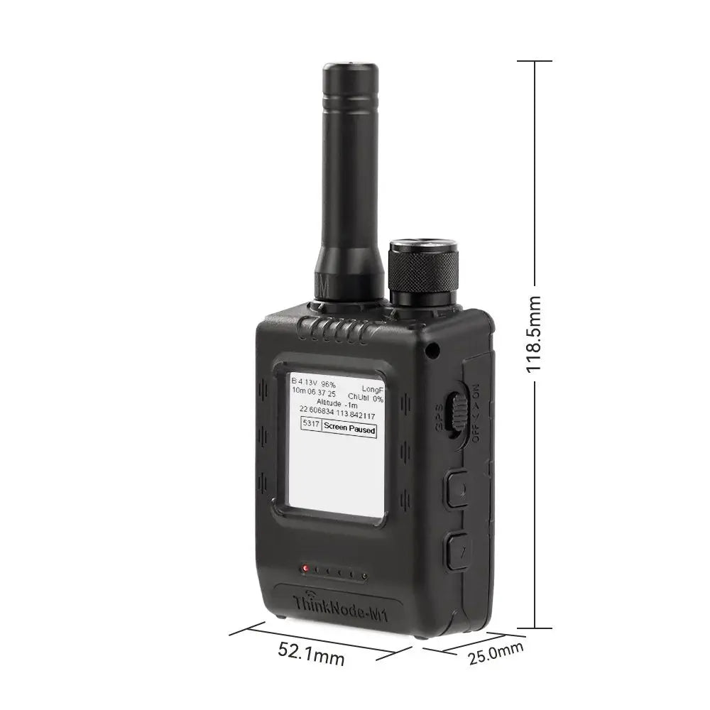 Elecrow ThinkNode M1 LoRa Meshtastic Transceiver 1.54" EPD Screen, GPS Function, nRF52840 w/ Case 915 MHz