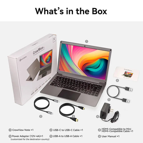 Elecrow CrowView Note (EN, Jetson Nano Bridge, US Plug, no SBC)
