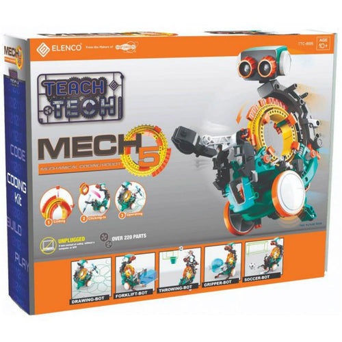 Elenco Mech-5 Mechanical Coding Wheel Robot