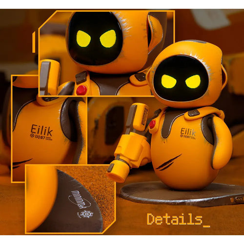 Energize Lab Eilik-DQ Little Companion Bot (Yellow-Orange)