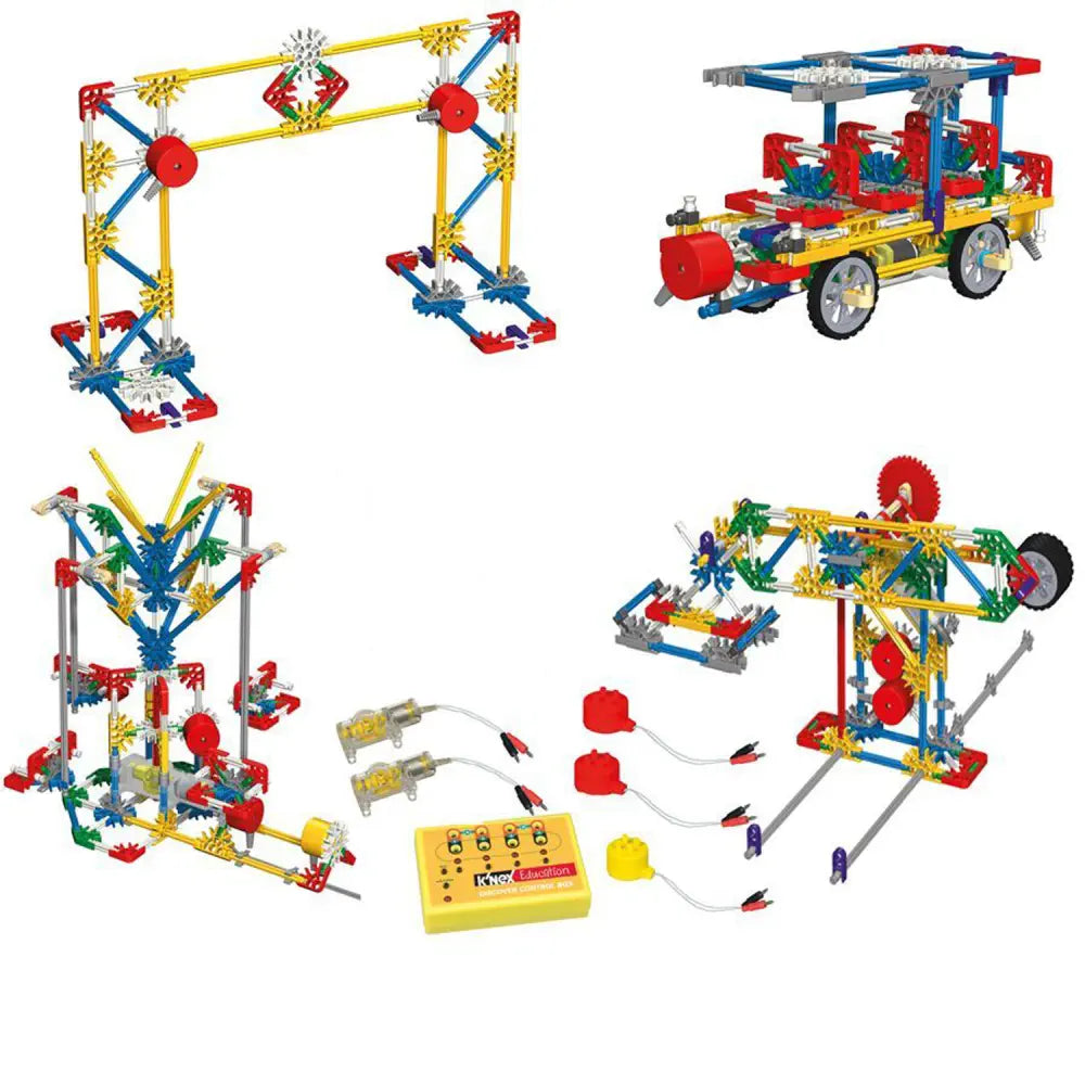 TTS KNEX STEM Discover Control Pack - Motors, Buzzer, K'NEX Control Box, Teacher’s Guide - Technology, Math &amp; Programming, Site License - Building Instructions for Classroom STEM Learning