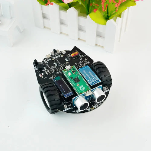 Yahboom Robot Car Kit for Raspberry Pico Board w/ Micropython App Control &amp; Infrared Remote Control (Only English Manual)