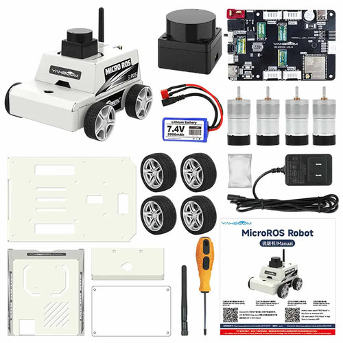 Yahboom ESP32 MicroROS Robot Car Virtual Machine as controller--Standard Version