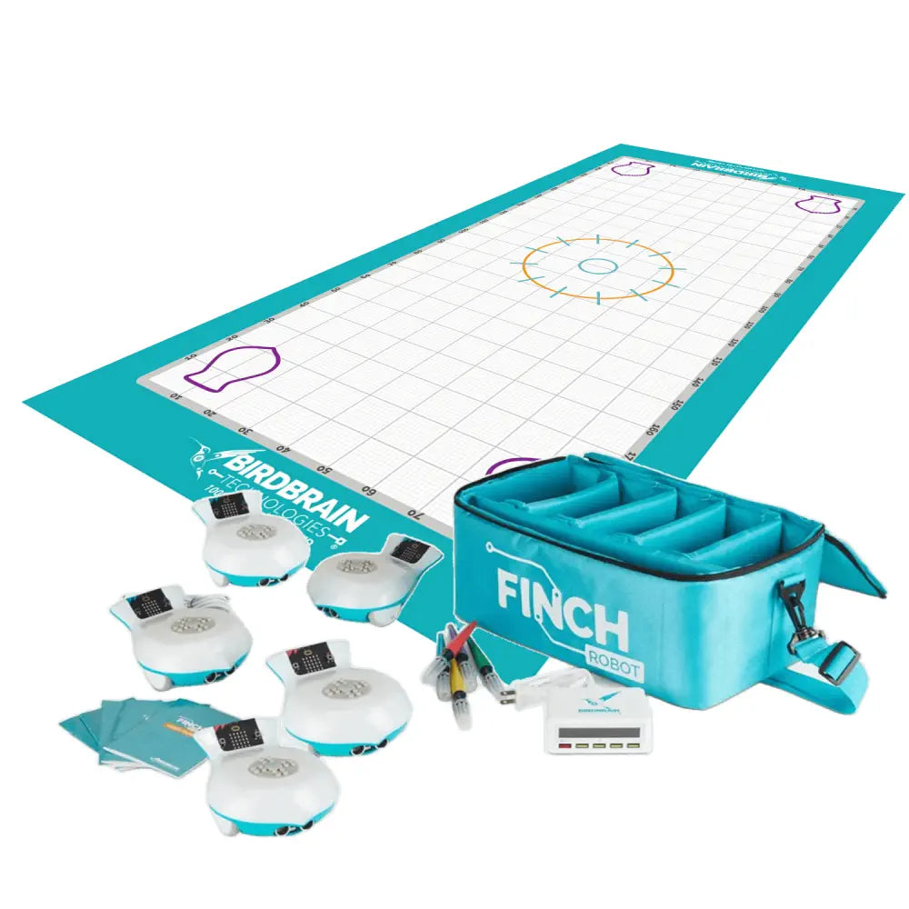 BirdBrain Finch Starter Flock avec micro:bit & Tapis Mathématique Finch ...