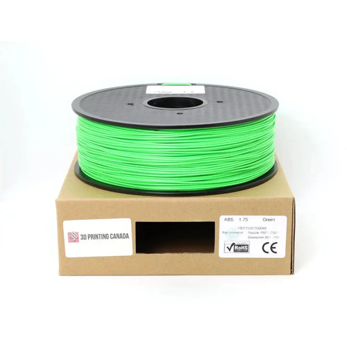 Green Standard ABS Filament 1.75mm 1kg