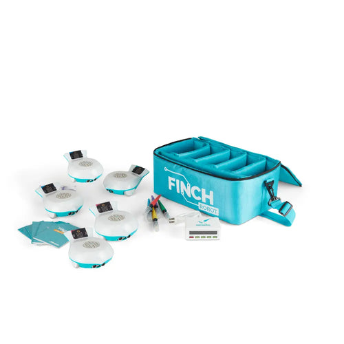 Finch Robot 2.0 Classroom Flock with Micro:bit - Educational Coding Robots, Kindergarten to College Teaching and Learning Programmable Robotics for Adults and Boys Girls