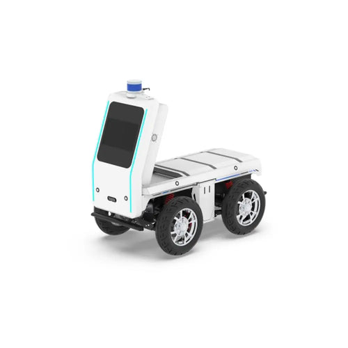 ATEAGO ROBOTIKS ATFR-mid Outdoor Mobile Robot Carrier 100 KG Payload AGV Logistics Robot Chassis Transport Robot Base Mobile Delivery Robot Porter Dispatching Robot AMR