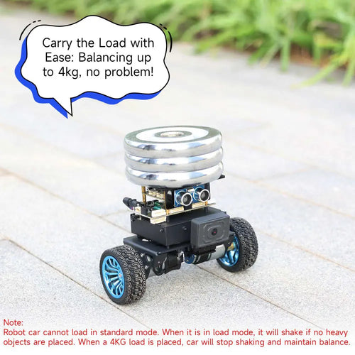 MicroROS Self-balancing Robot Car Support 4KG Load(Standard Version)