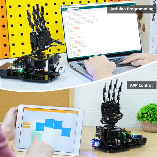 uHand UNO Open Source AI Bionic Robot Hand Support Somatosensory Control, Arduino Programming (Standard Kit)