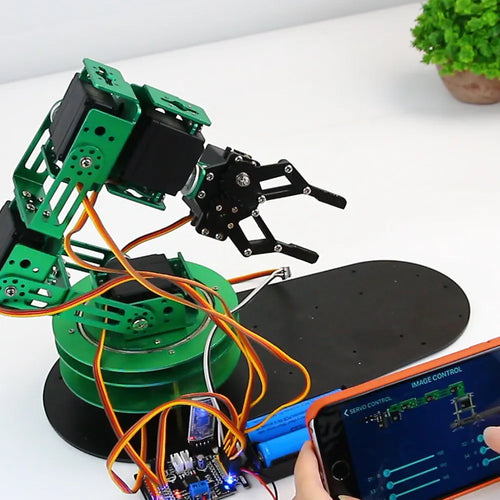 Yahboom 16 Channel PWM Servo Control Debugging Board w/ Bluetooth APP Control for Robotic Arm