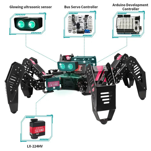 Hiwonder Spiderbot Hexapod Arduino Programming Robot