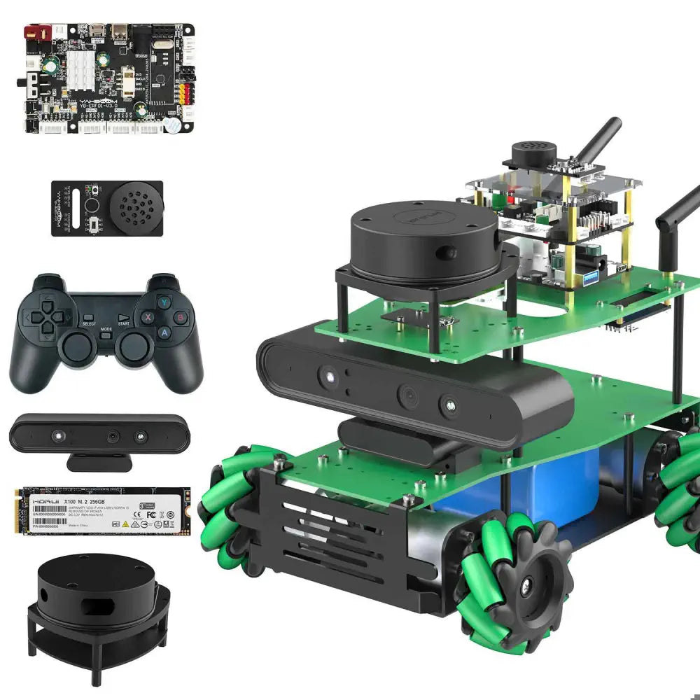 ROSMASTER X3 ROS2 Robot with Mecanum Wheel -Advanced without Orin SUPER Board