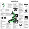 JetAuto Pro ROS1 ROS2 Robot Car with Vision Robotic Arm Powered by Jetson Nano Support SLAM Mapping/ Navigation/ Python (Advanced Kit with Jetson Nano 4GB)
