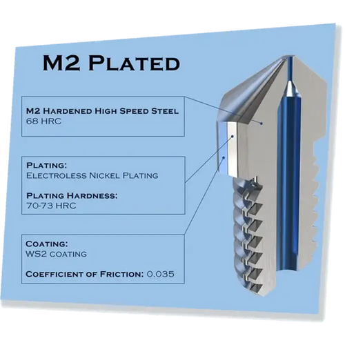 Micro Swiss M2 Hardened High Speed Steel Nozzle MK8 - 0.8mm