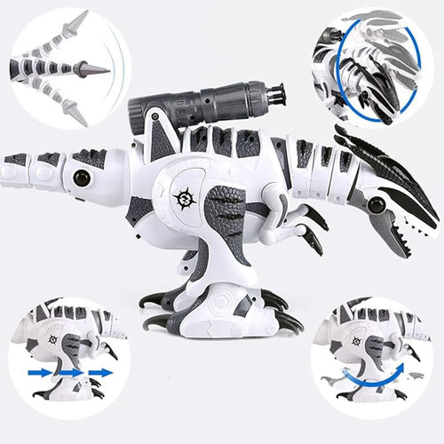 RC Interactive Dinosaur Robot - Programmable T-rex Toy with Fight Mode
