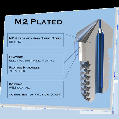 Micro Swiss M2 Hardened High Speed Steel Nozzle - MK8