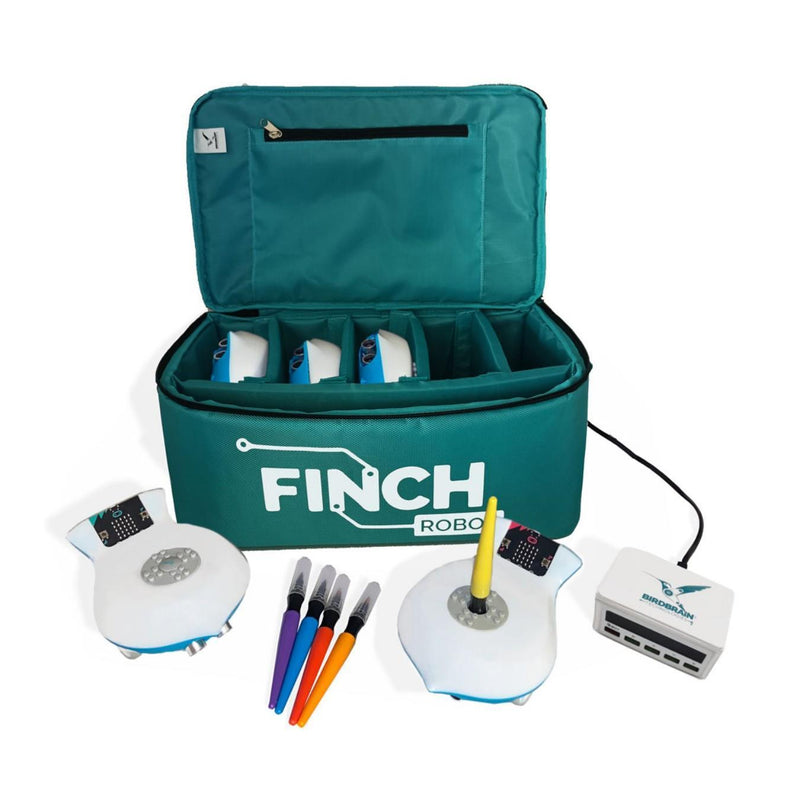 Finch Robot Classroom Flock (w/ micro:bit, USB cable)