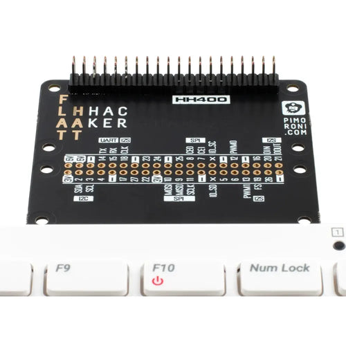 Flat HAT Hacker for Raspberry Pi 400