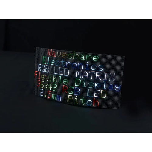 Flexible RGB full-color LED Matrix Panel, 2.5mm Pitch, 96x48, Bendable PCB